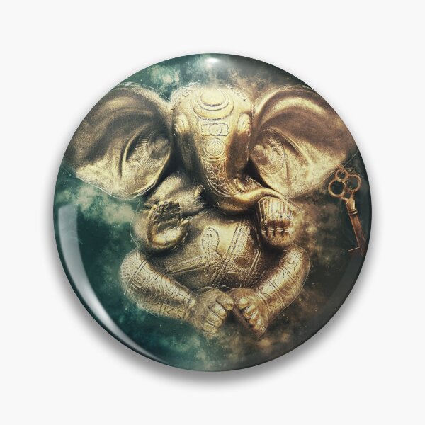 Item preview, Lord Ganesha Gold designed and sold by GaliYoga.