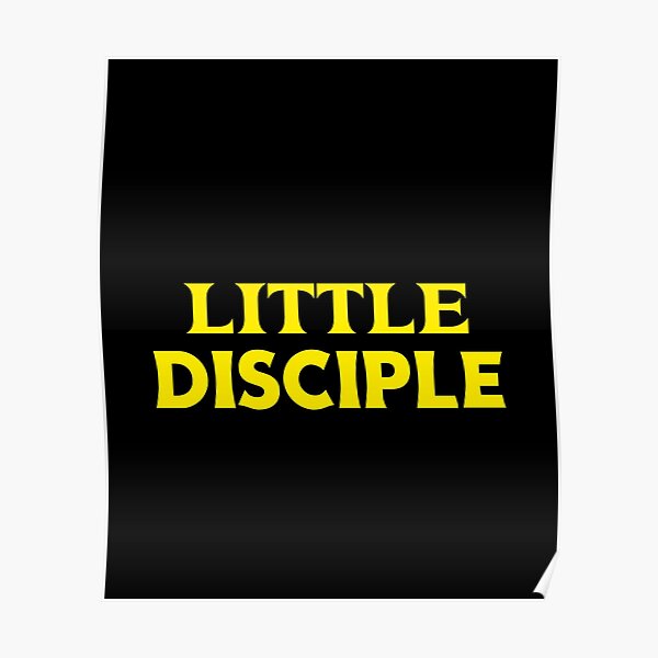 “Little Disciple | Cute Kid” Poster for Sale by KidsKingdom | Redbubble