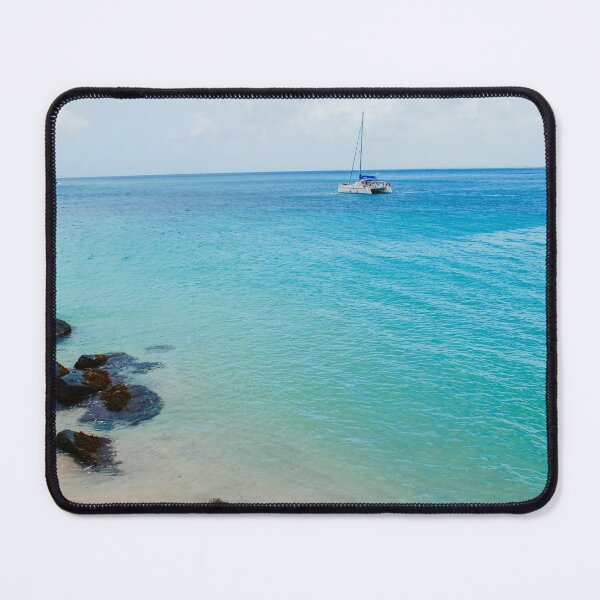 Item preview, Boats in the Caribbean Ocean St Maarten Island  designed and sold by sjohnson70.
