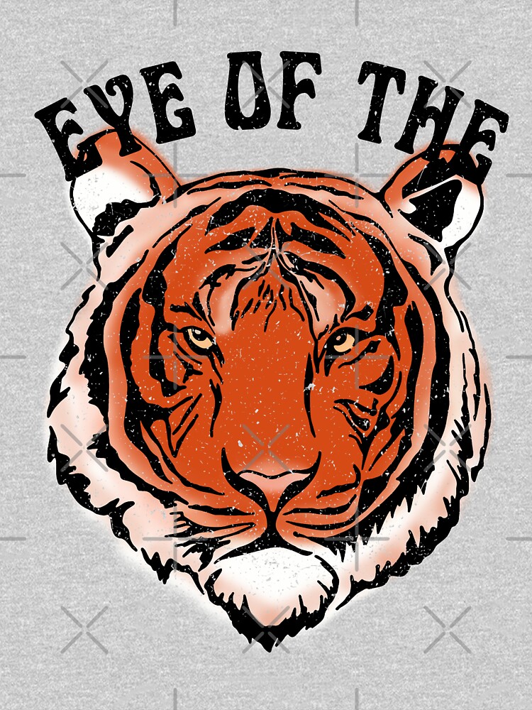 Eye Of The Tiger Cute Retro Shirt Vintage T Shirt Woman Funny