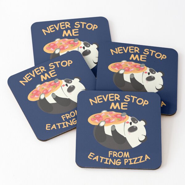 Item preview, Chubby Panda Never Stop Me From Eating Pizza designed and sold by FastHub.