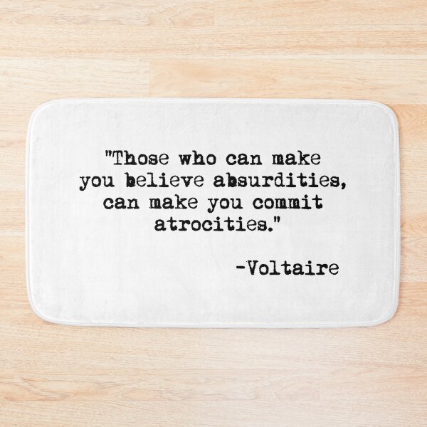 Item preview, Those who can make you believe absurdities... - Voltaire (black) designed and sold by Thelittlelord.
