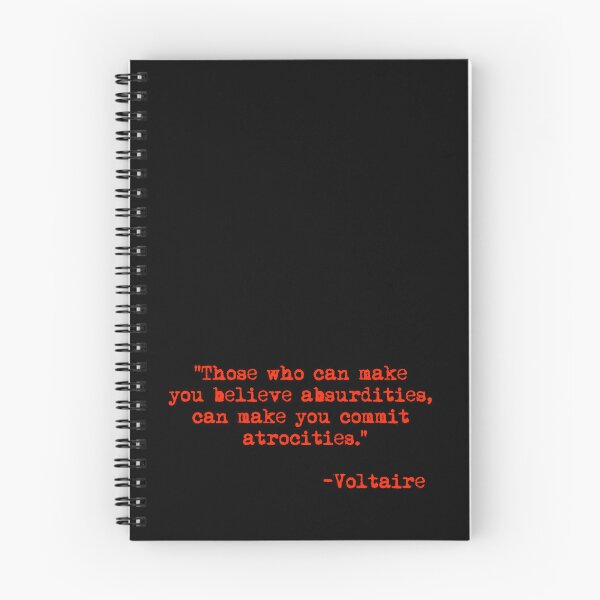 Item preview, Those who can make you believe absurdities... - Voltaire (red) designed and sold by Thelittlelord.