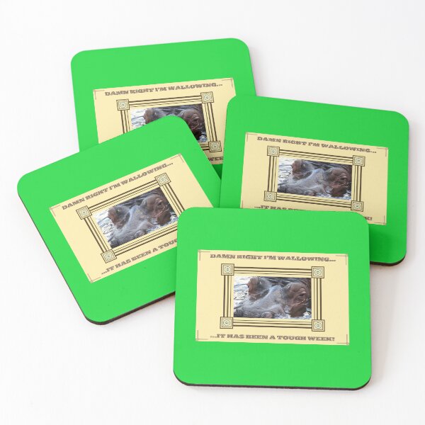 Item preview, Wallowing Hippo Funny Design designed and sold by CoyoteGifts.