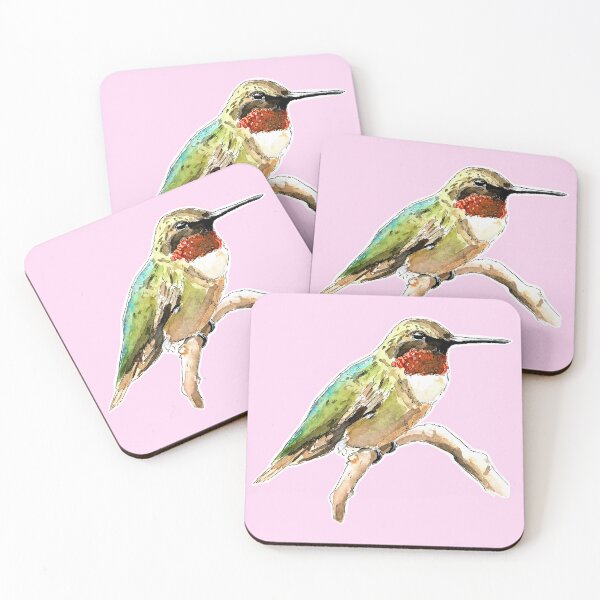 Item preview, Hummingbird Watercolor designed and sold by PainAndBrushes.