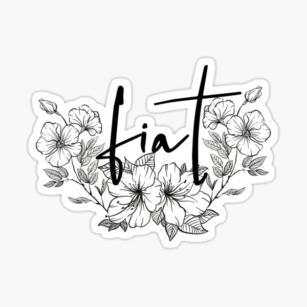Item preview, Fiat Let It Be Done designed and sold by SusurroBendito.
