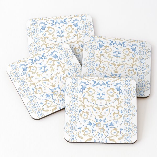 Item preview, BLUE FLOWERS EASTERN DECOR designed and sold by harounshirt.
