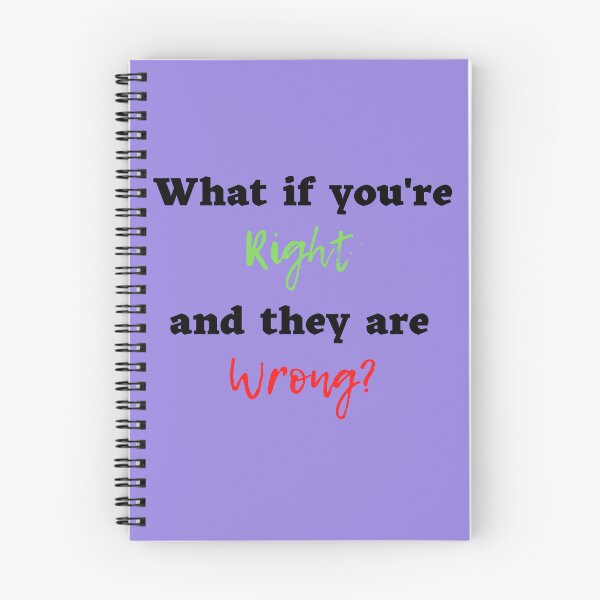 Item preview, What If You're Right And They're Wrong Text T-shirt design  designed and sold by KoopTroop ⭐⭐⭐⭐⭐.