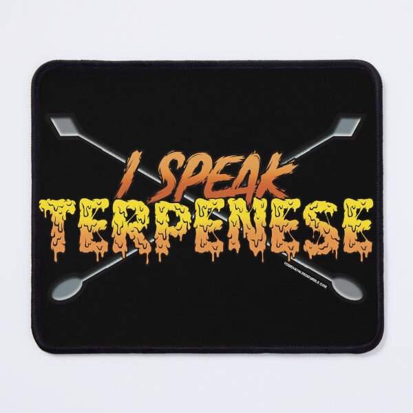 Item preview, I speak Terpenese Young Terps orange Gradient Terpene Dab Art designed and sold by YomeHayin.