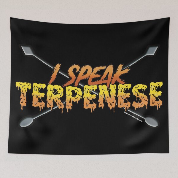 Item preview, I speak Terpenese Young Terps orange Gradient Terpene Dab Art designed and sold by YomeHayin.