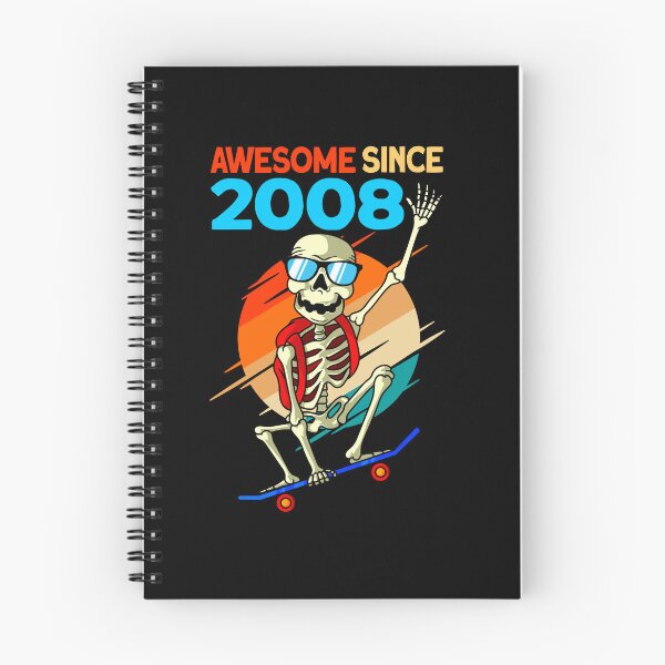 Item preview, Skateboard 14th Birthday Born In 2008 designed and sold by Ibu83.