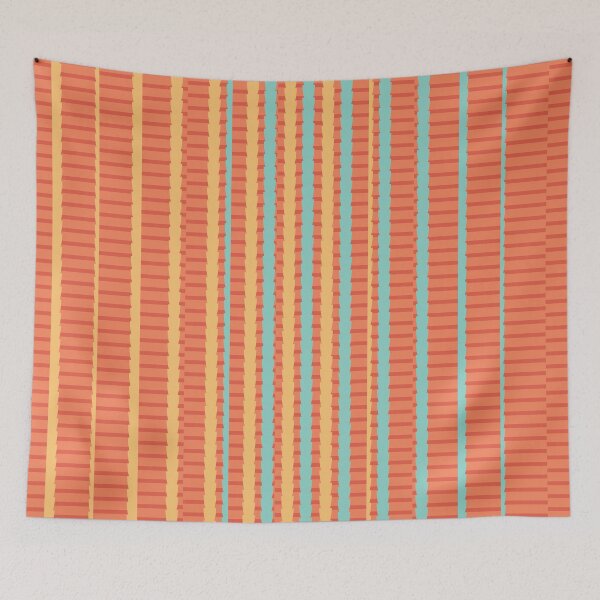 Item preview, Stripes meet Stripes Composition Artwork 01 Color 03 designed and sold by Stefanie Boike.