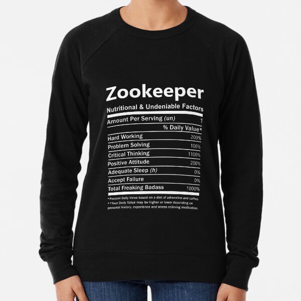 Item preview, Zookeeper T Shirt - Nutritional And Undeniable Factors Gift Item Tee designed and sold by averiarnol.