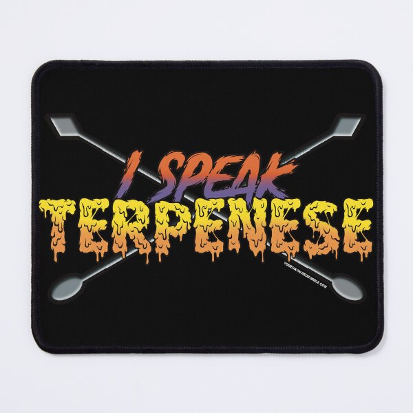 Item preview, I speak Terpenese Young Terps orange and purple Gradient Terpene Dab Art designed and sold by YomeHayin.