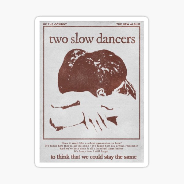 Two Slow Dancers Mitski Sticker
