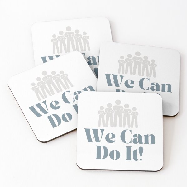 Item preview, We Can Do It Cloud - Blue Team positivity designed and sold by Levated.