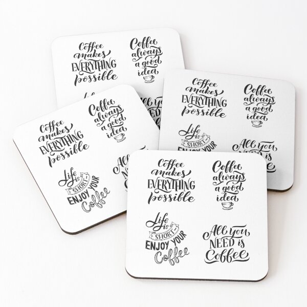 Item preview, Coffee sayings designed and sold by MerWishes.