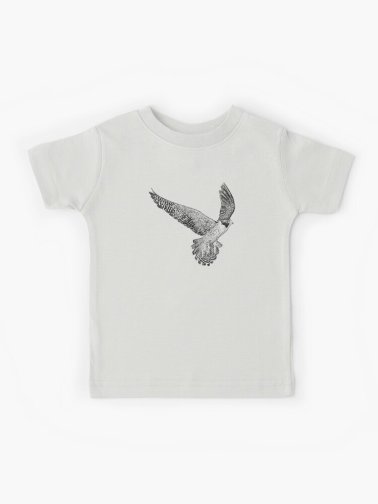 Four Color Peregrine Falcon Toddler Fine Jersey T-Shirt