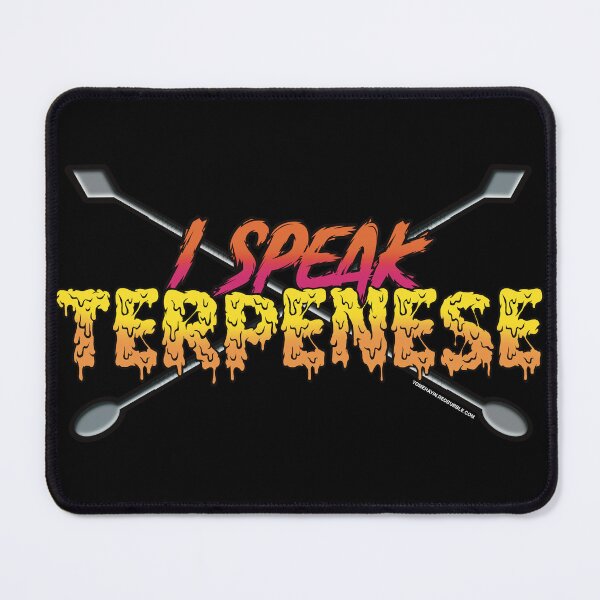 Item preview, I speak Terpenese Young Terps orange and pink Gradient Terpene Dab Art designed and sold by YomeHayin.