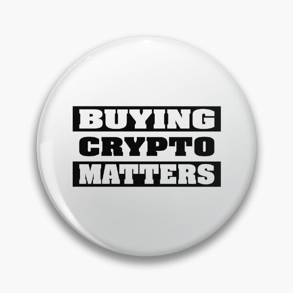 Item preview, Buying Crypto Matters Essential Sticker designed and sold by SW33TSP0T.