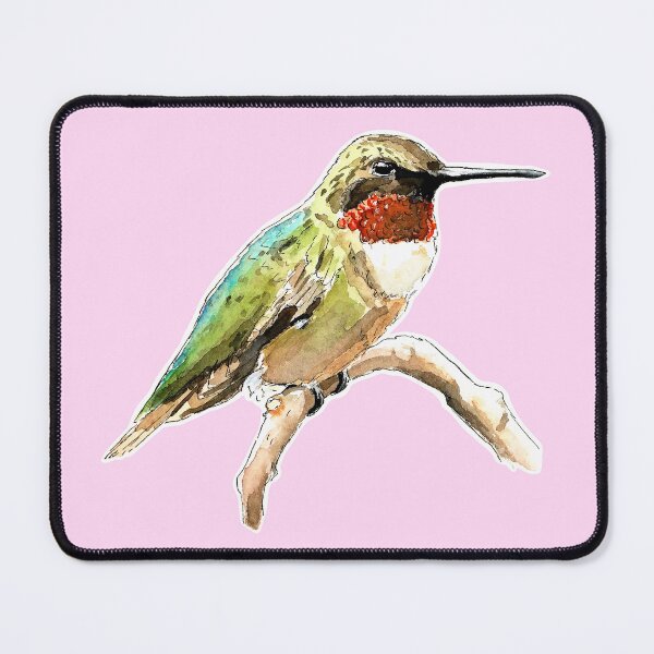 Item preview, Hummingbird Watercolor designed and sold by PainAndBrushes.