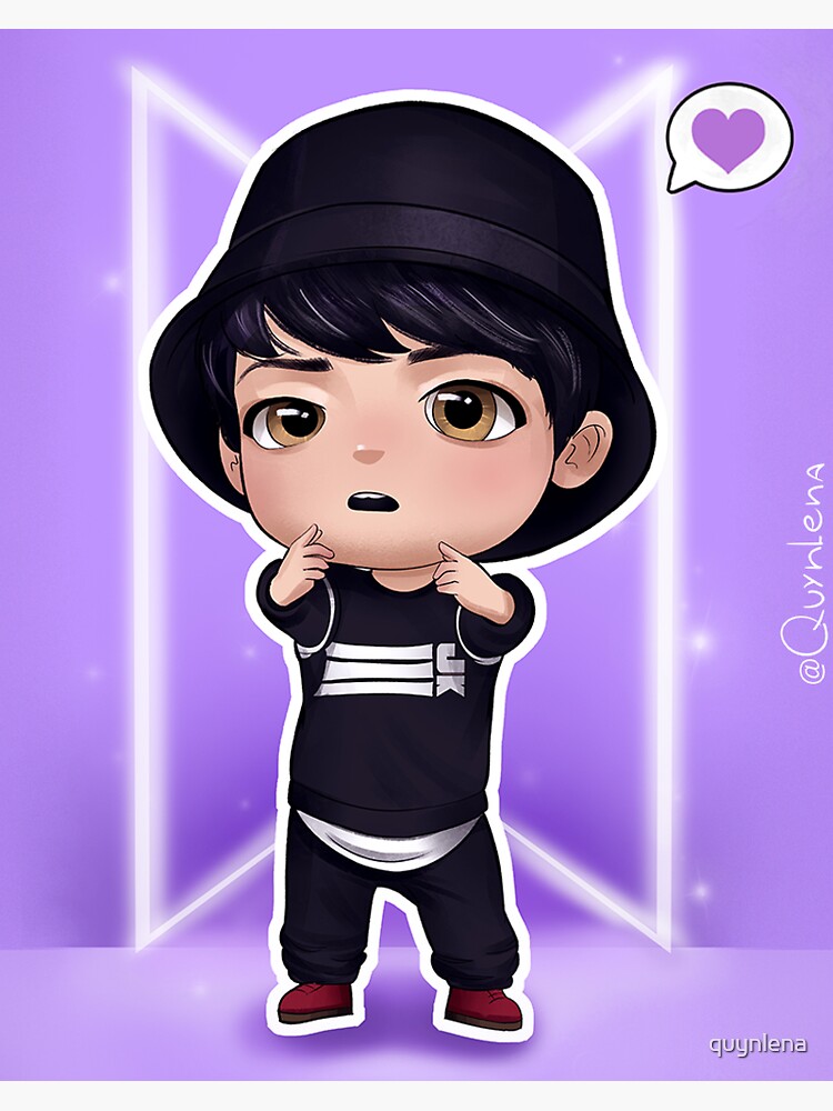 JK - Tiny Tan BTS MIC DROP [art by Quynlena]