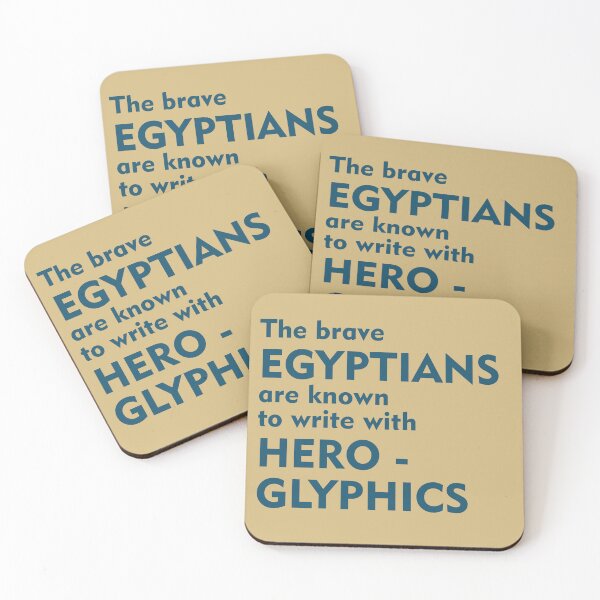 Item preview, The brave Egyptians are known to write with hero-glyphics. designed and sold by Sirio22.