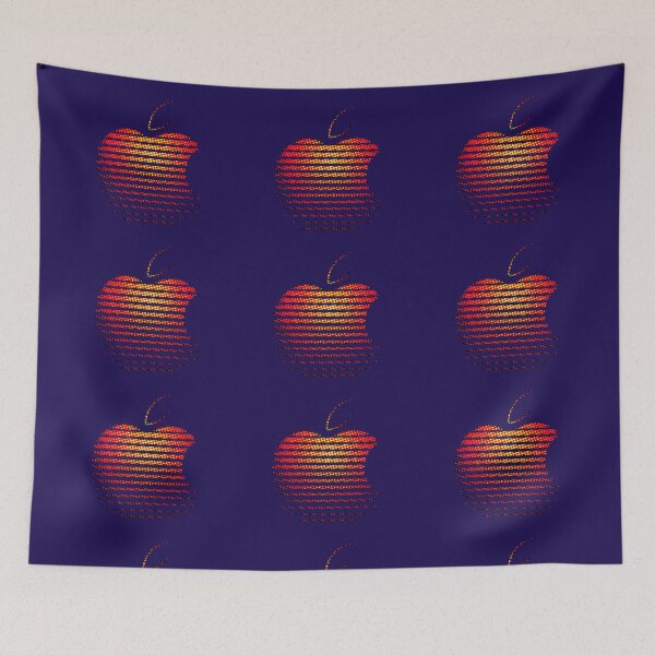 Item preview, optical art apple designed and sold by DBnation.
