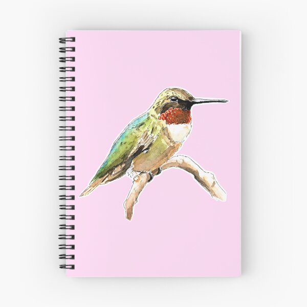 Item preview, Hummingbird Watercolor designed and sold by PainAndBrushes.