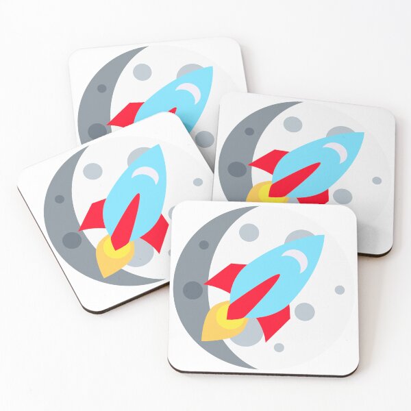Item preview, rocket in the moon designed and sold by Talitha Marya.