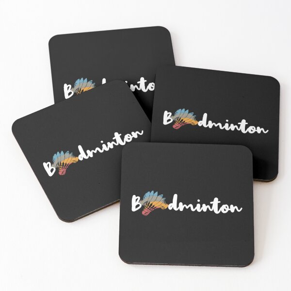Item preview, Badminton Retro Font Sticker designed and sold by samirdari7.