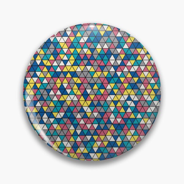 Item preview, Colourful triangles 6 - geometrical pattern designed and sold by Julia Rudens.
