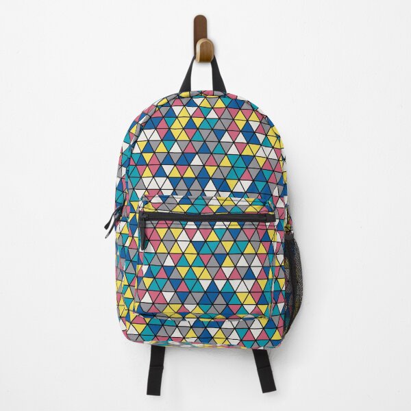 Item preview, Colourful triangles 6 - geometrical pattern designed and sold by Julia Rudens.