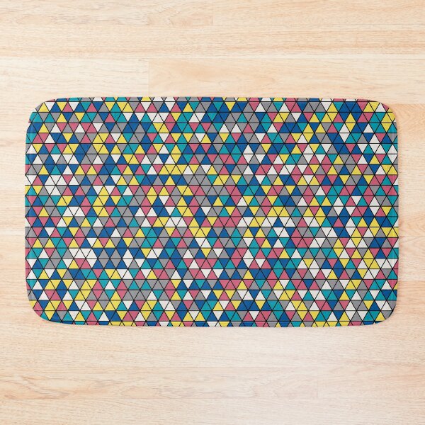 Item preview, Colourful triangles 6 - geometrical pattern designed and sold by Julia Rudens.