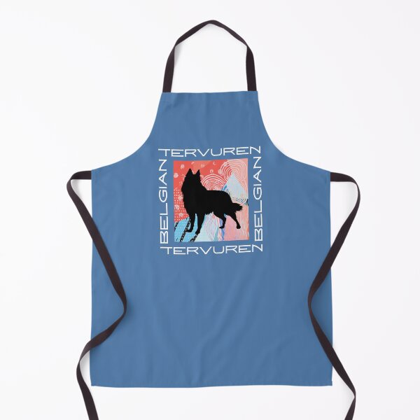 Item preview, Belgian Tervuren Silhouette with Modern Typography on Colorful Abstract designed and sold by arlutai.