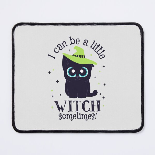 Item preview, Snarky Cute Black Cat Witch - I can be a little witch sometimes! designed and sold by abowersock.