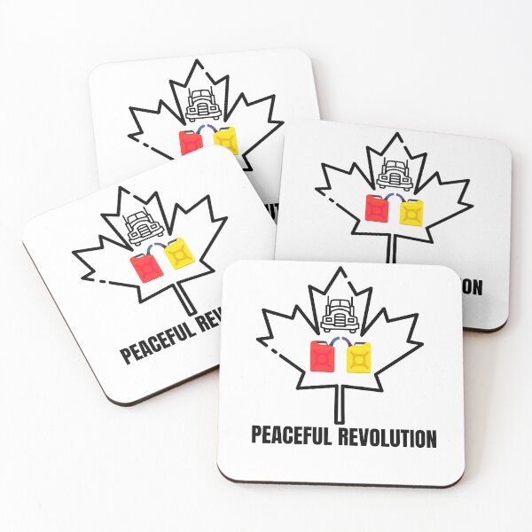 Item preview, Maple with Jerry Cans - Peaceful Revolution  ( White) designed and sold by Free2BeMeShop.