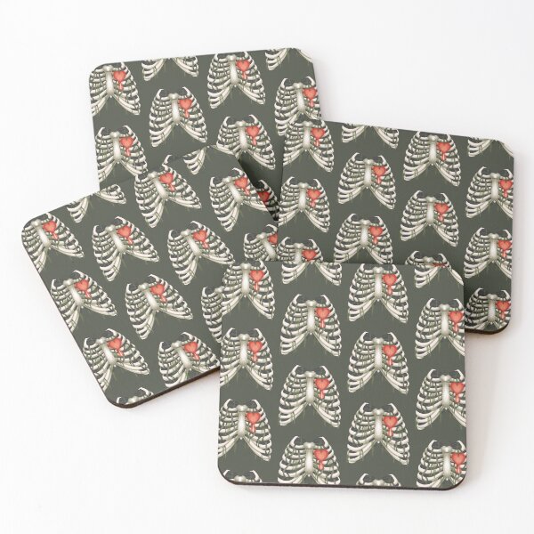 Item preview, Bleeding Heart Ribcage designed and sold by HeartisticPanda.