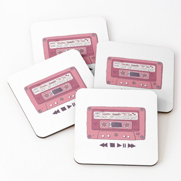 Item preview, 90s Valentine’s Day mix cassette tape  designed and sold by Borgyart.