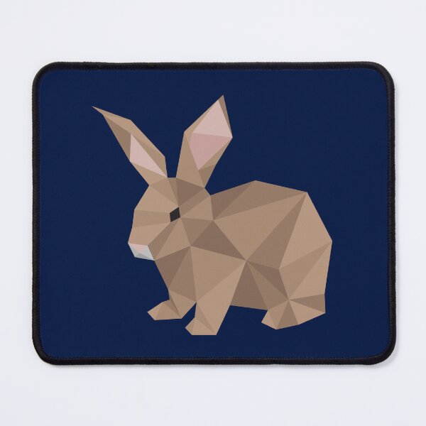 Item preview, Geometric Brown Bunny Rabbit designed and sold by MadMando.