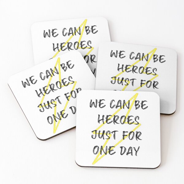 Item preview, #Music We can be heroes just for one day designed and sold by Tangram 's.