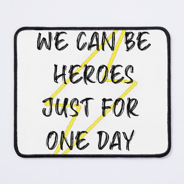 Item preview, #Music We can be heroes just for one day designed and sold by Tangram 's.