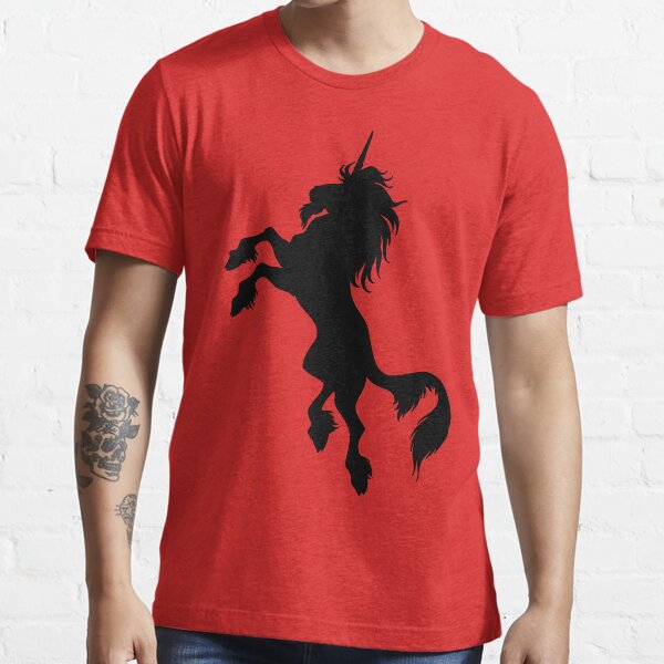 Black Unicorn by Cheerful Madness!! Essential T-Shirt