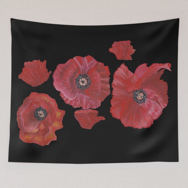 Item preview, Poppies 1 designed and sold by nastiaart.