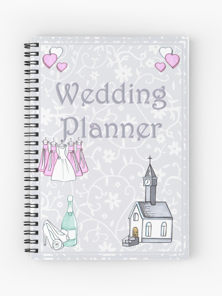 Personalized Wedding Planning Book Spiral Notebook for Sale by  ZvekiVintage