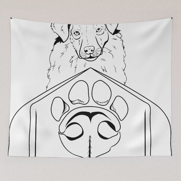 Item preview, Outline Aussie House designed and sold by mwinter2205.