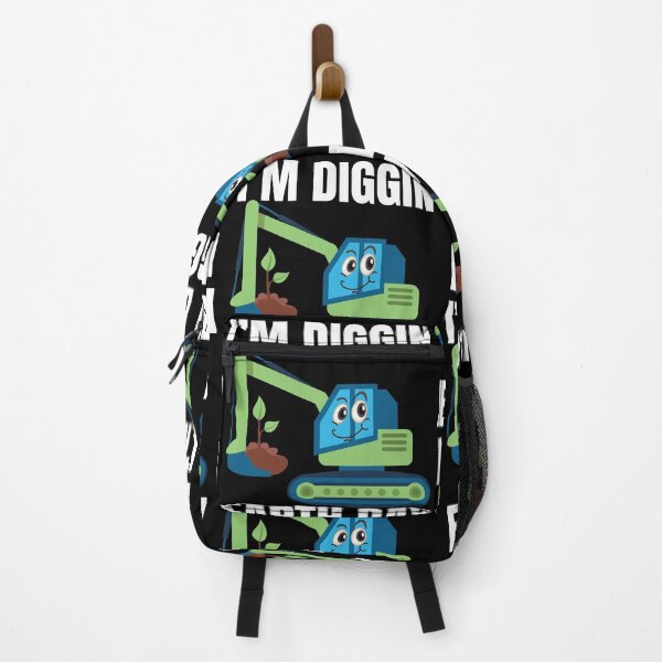 Item preview, I'm Diggin Earth Day Cute Excavator Eco Friendly designed and sold by GravitiTees.