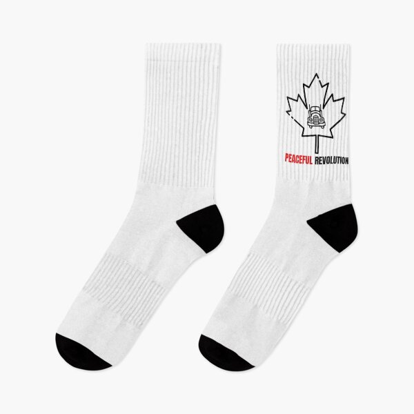 Item preview, Maple Leaf  with Truck - Peaceful Revolution  ( White) designed and sold by Free2BeMeShop.