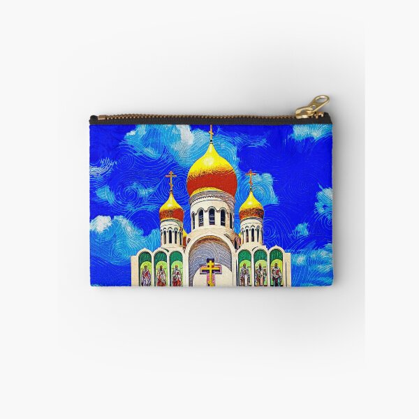 Artikelvorschau, Holy Virgin Cathedral - russisch-orthodoxe Kathedrale in San Francisco, impressionistische Malerei entworfen und verkauft von NickoPrints.