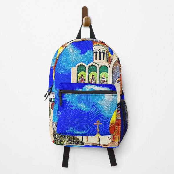 Item preview, Holy Virgin Cathedral - Russian Orthodox cathedral in San Francisco, impressionist painting designed and sold by NickoPrints.